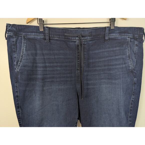 Torrid Weekend Boyfriend Straight Leg Mid-Rise Pull On Jean in Dark Moon - Picture 4 of 8